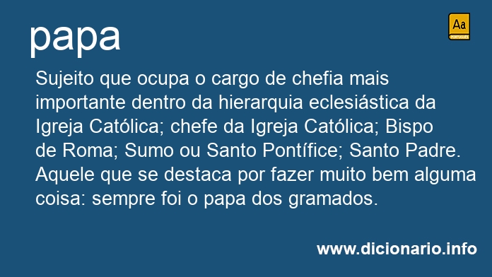 Significado de papa