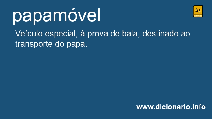 Significado de papamvel