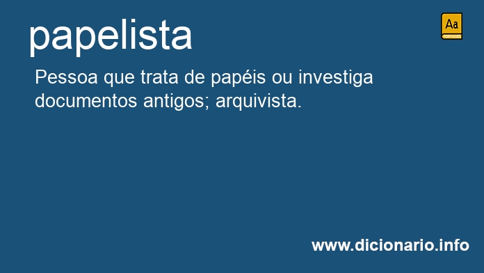 Significado de papelista