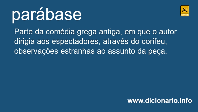 Significado de parbase