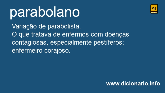 Significado de parabolano