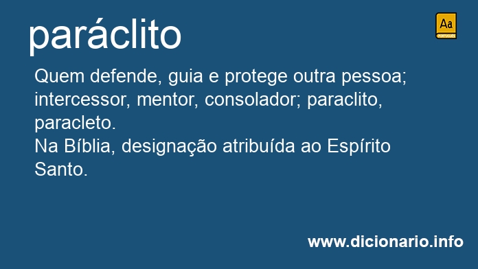 Significado de parclito