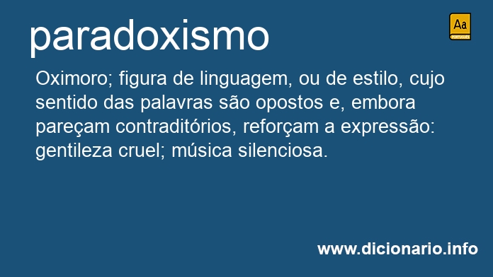 Significado de paradoxismos