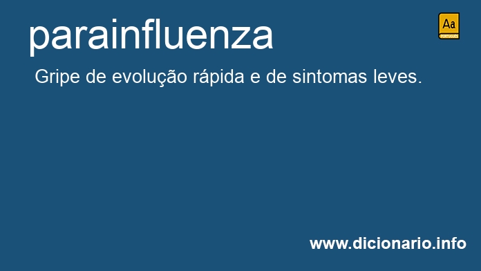 Significado de parainfluenza