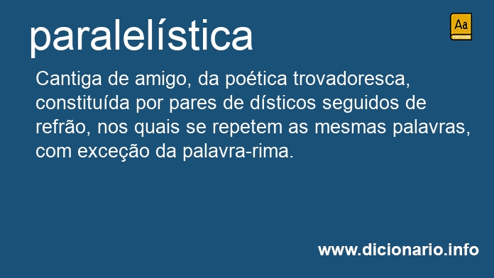 Significado de paralelsticas