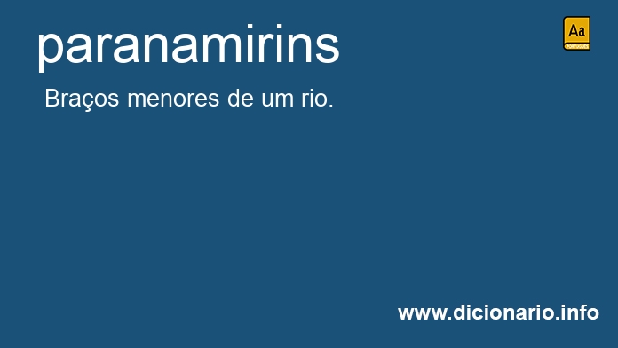 Significado de paranamirins