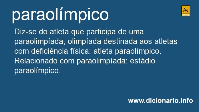 Significado de paraolmpico