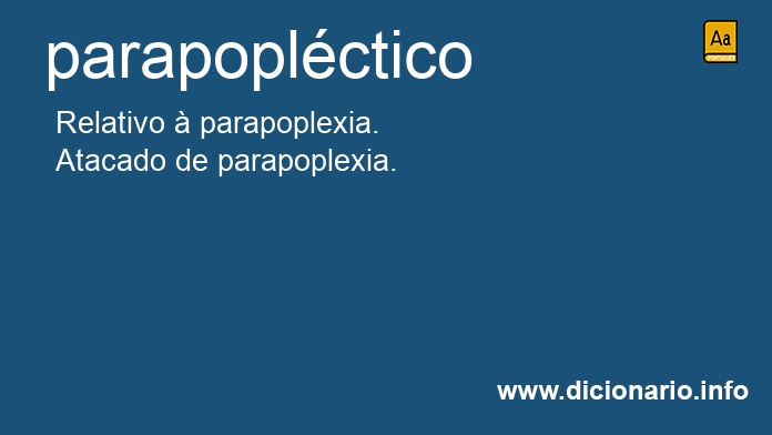 Significado de parapoplctico
