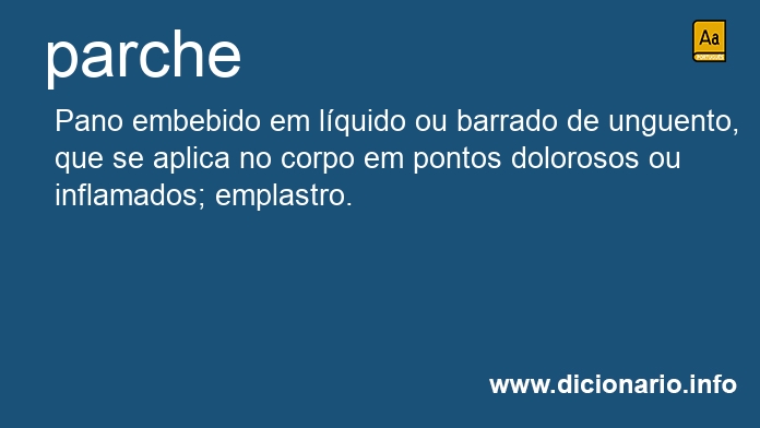 Significado de parche