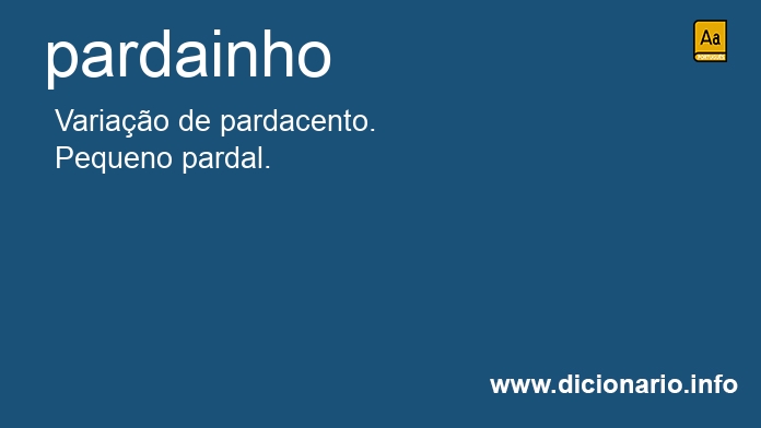 Significado de pardainho
