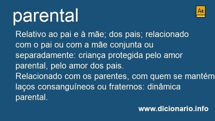 Significado de parental