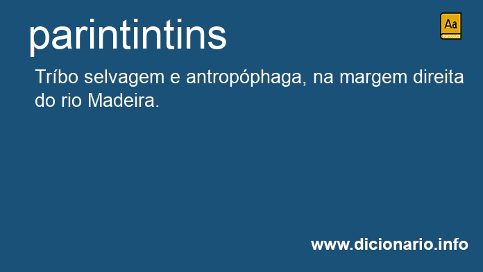 Significado de parintintins