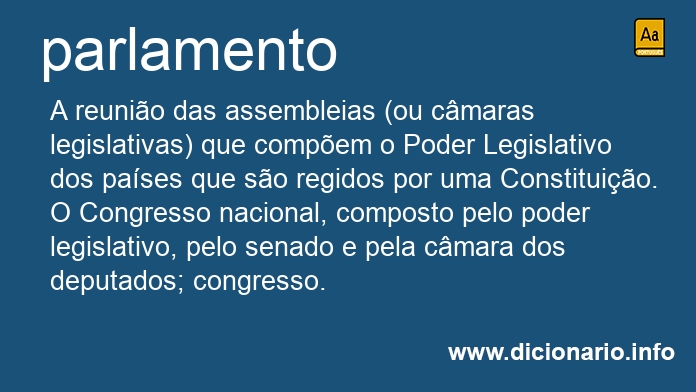 Significado de parlamentos