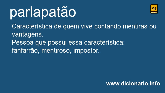 Significado de parlapates