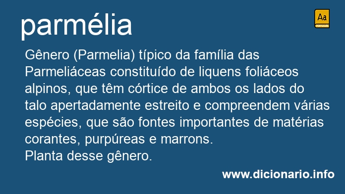 Significado de parmlia