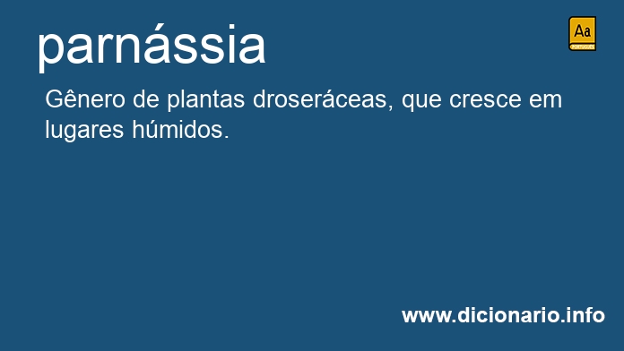 Significado de parnssia