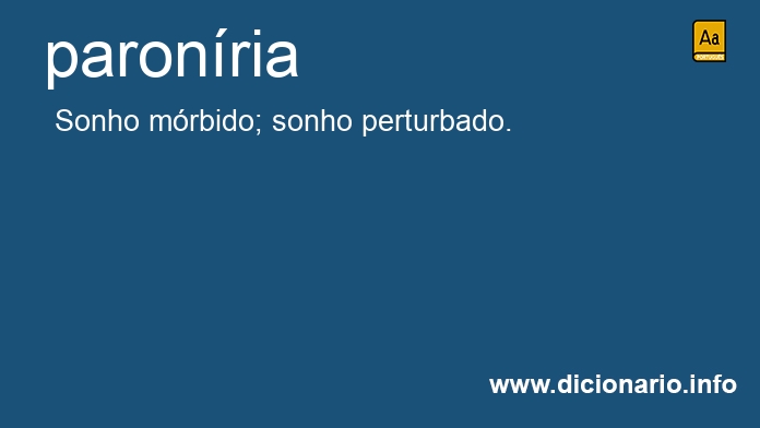 Significado de paronria