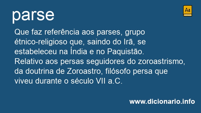 Significado de parse