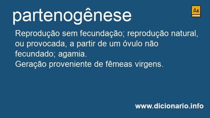 Significado de partenogneses