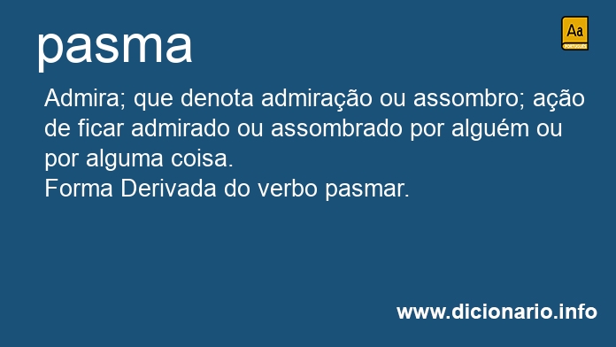 Significado de pasma