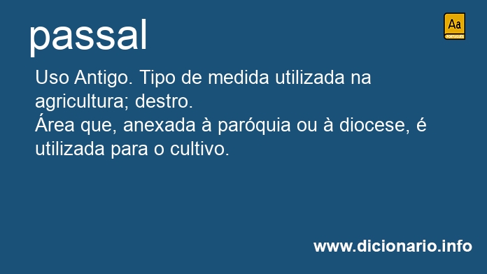 Significado de passal