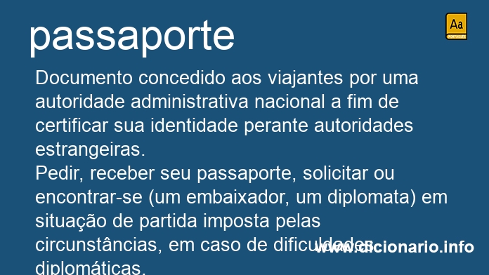 Significado de passaporta