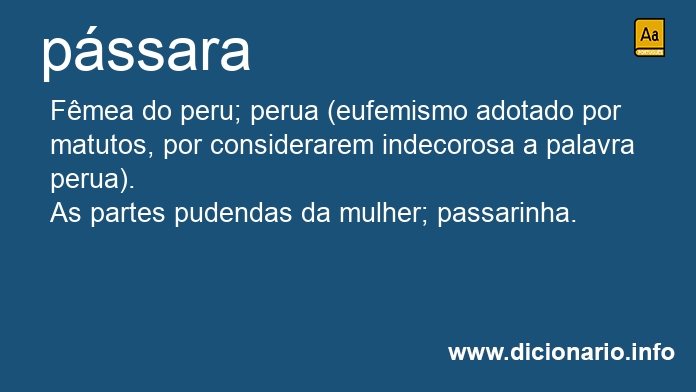 Significado de pssara
