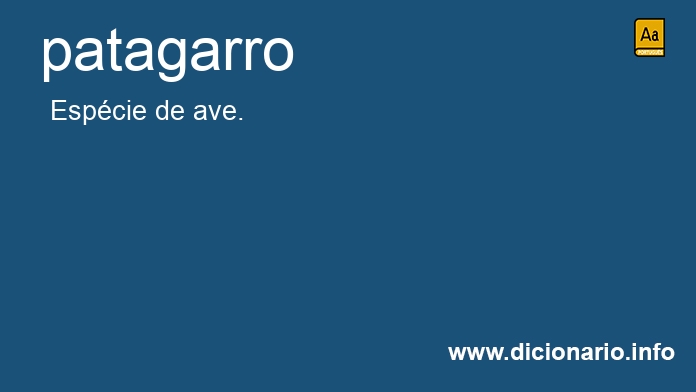 Significado de patagarro