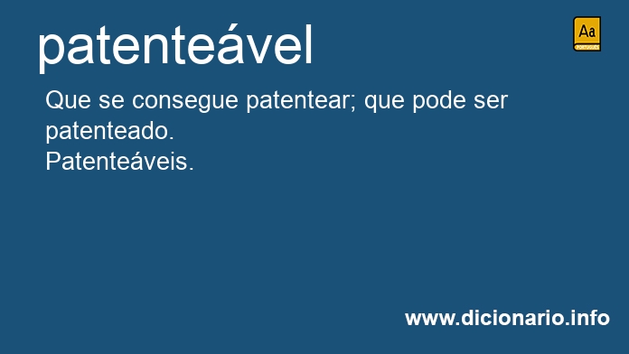 Significado de patentevel