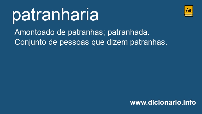 Significado de patranharia