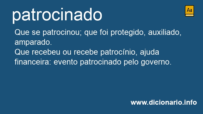 Significado de patrocinados