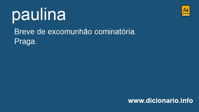 Significado de paulinas