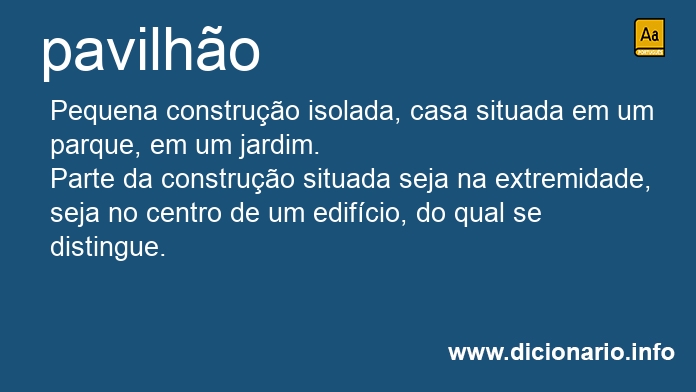 Significado de pavilho