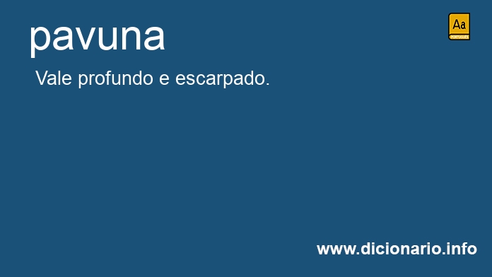 Significado de pavuna