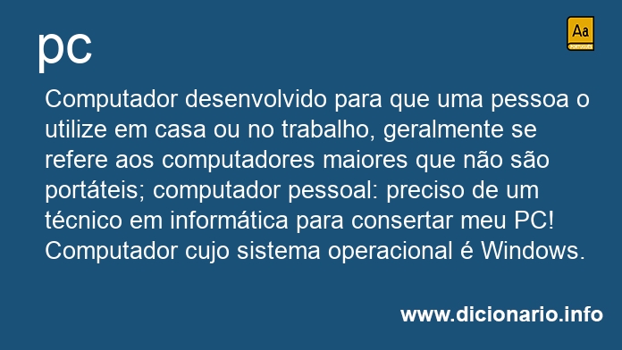 Significado de pc