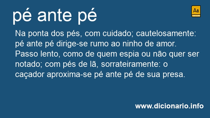 Significado de p ante p