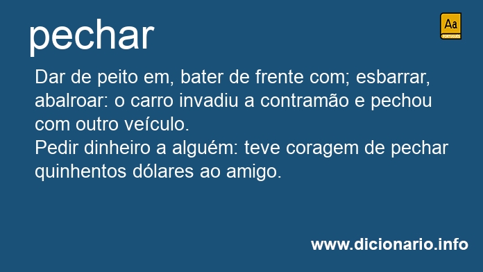 Significado de pechamos