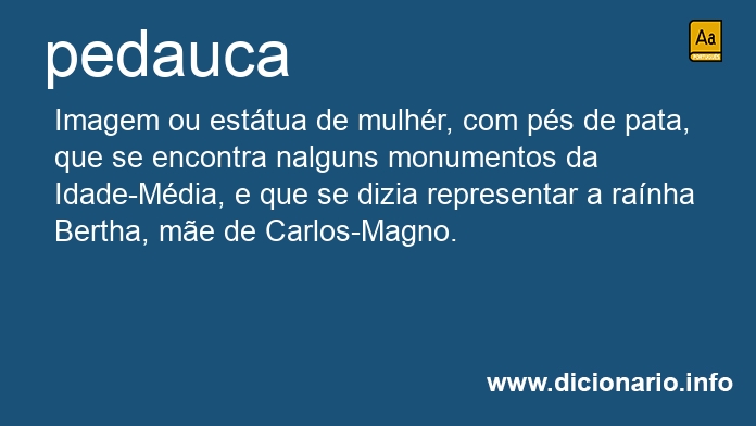 Significado de pedauca