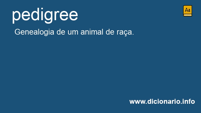 Significado de pedigree