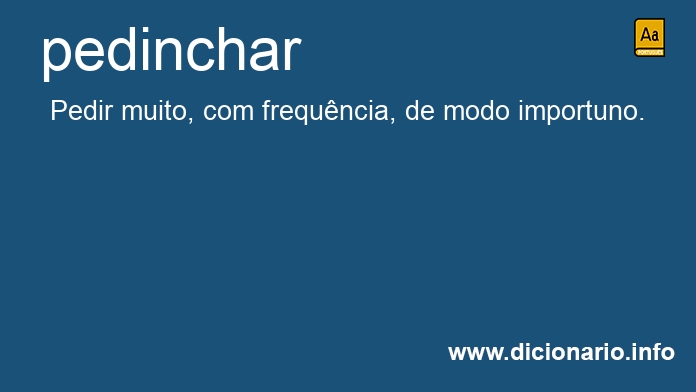 Significado de pedincham