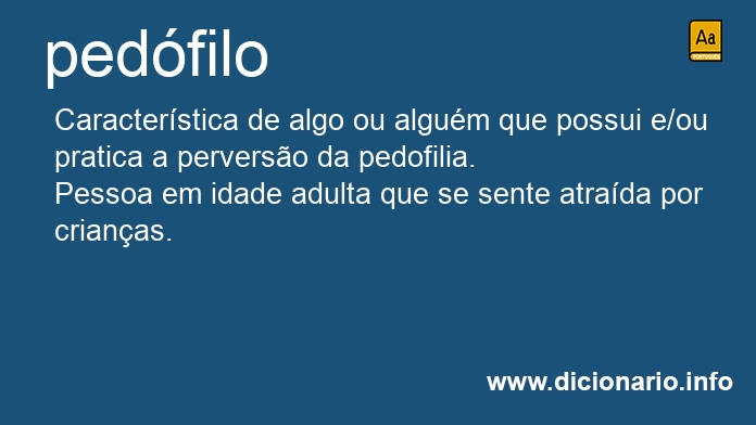 Significado de pedfilo