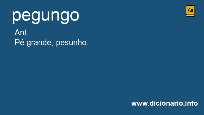 Significado de pegungo