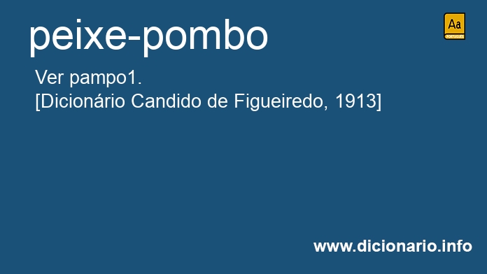 Significado de peixe-pombo