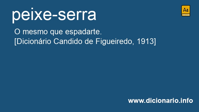 Significado de peixe-serra