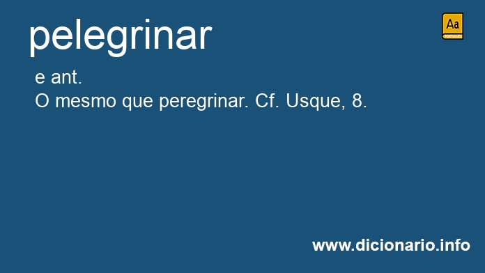 Significado de pelegrina
