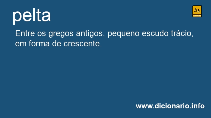 Significado de pelta