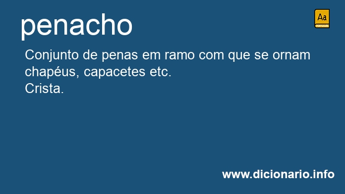 Significado de penacho