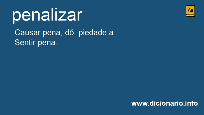 Significado de penalizai