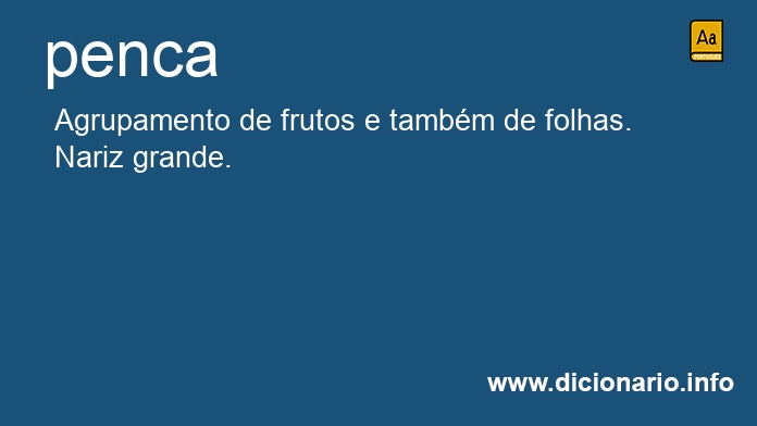 Significado de pencas