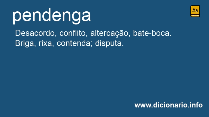 Significado de pendenga